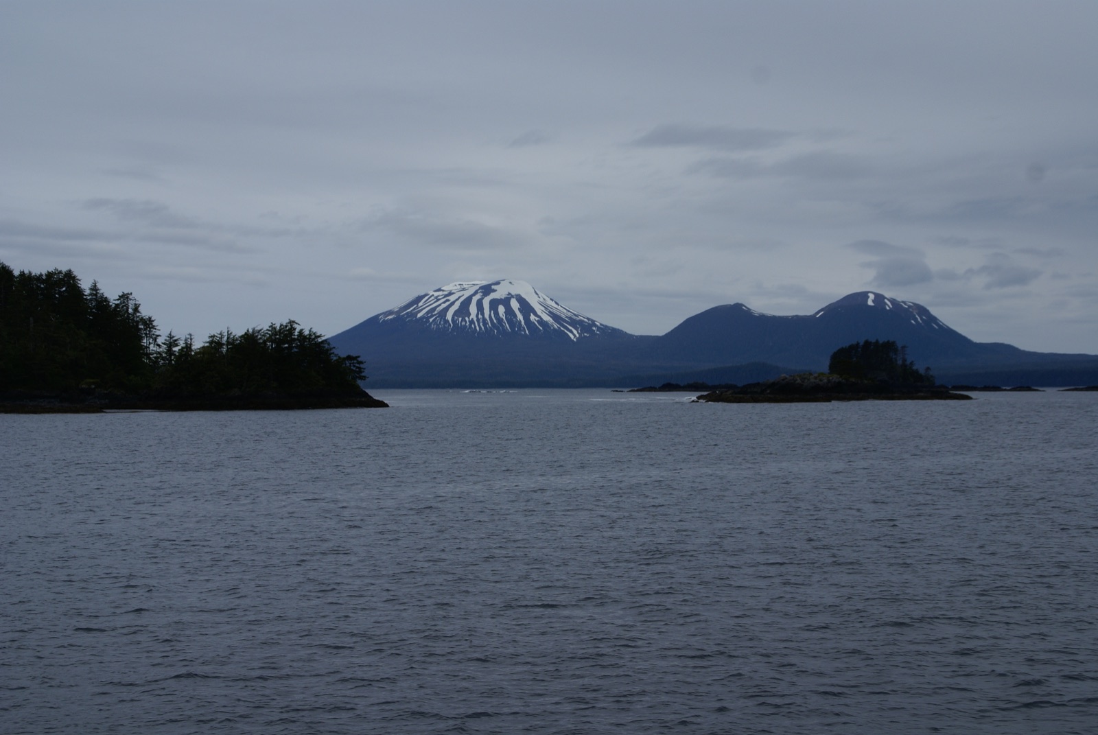 View of Mt. Edgecumbe across Sitka Sound